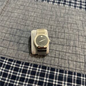 Movado Silver Stainless Steel Watch